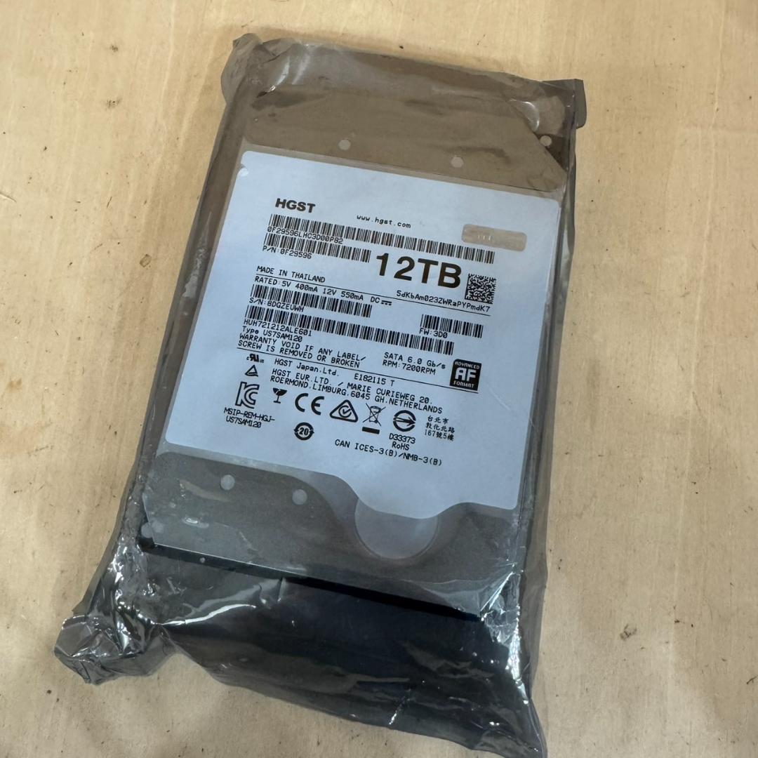 HGST 12TB 内蔵型ハードディスクドライブ