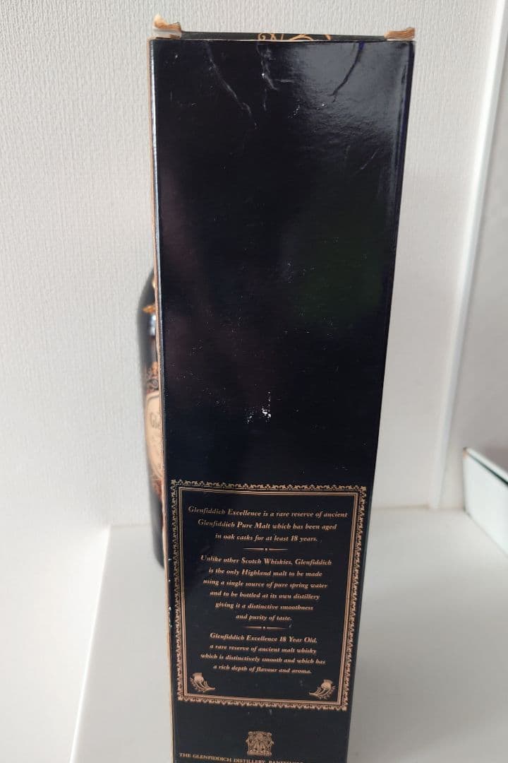 未開封Glenfiddich Excellence 18年 専用ボックス付き
