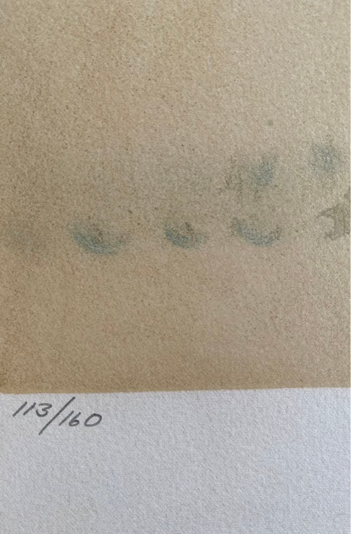 サルバドール・ダリ　リトグラフ「デュモントの到着」1969年作品　ダリ直筆サイン