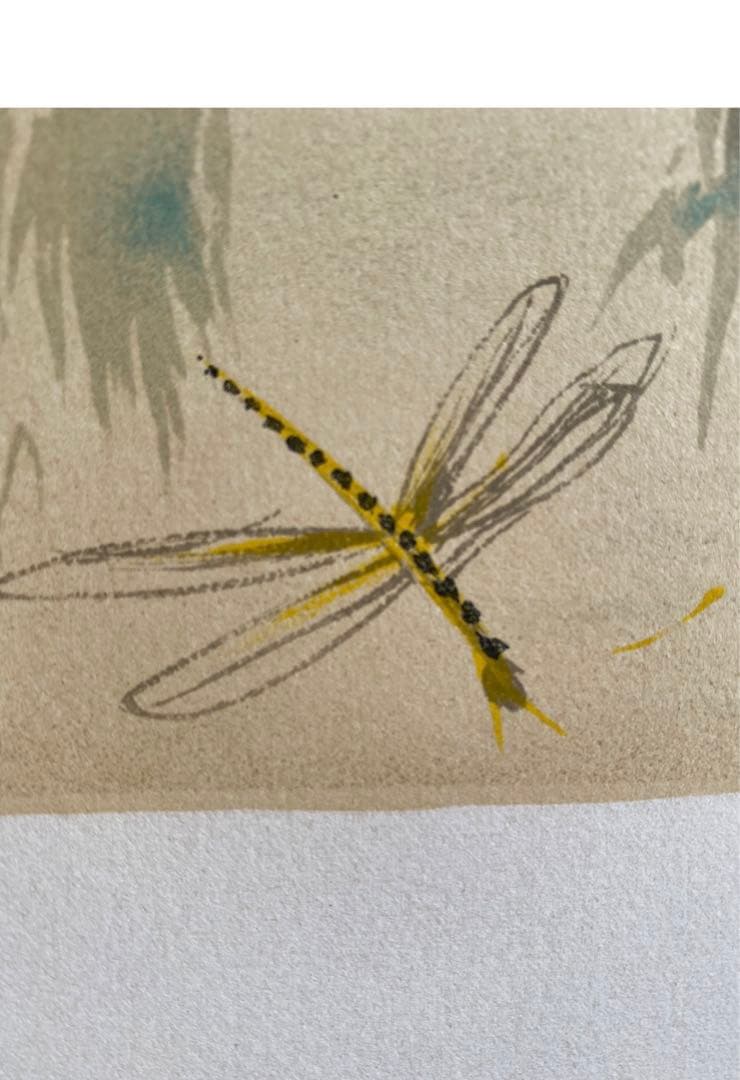 サルバドール・ダリ　リトグラフ「デュモントの到着」1969年作品　ダリ直筆サイン