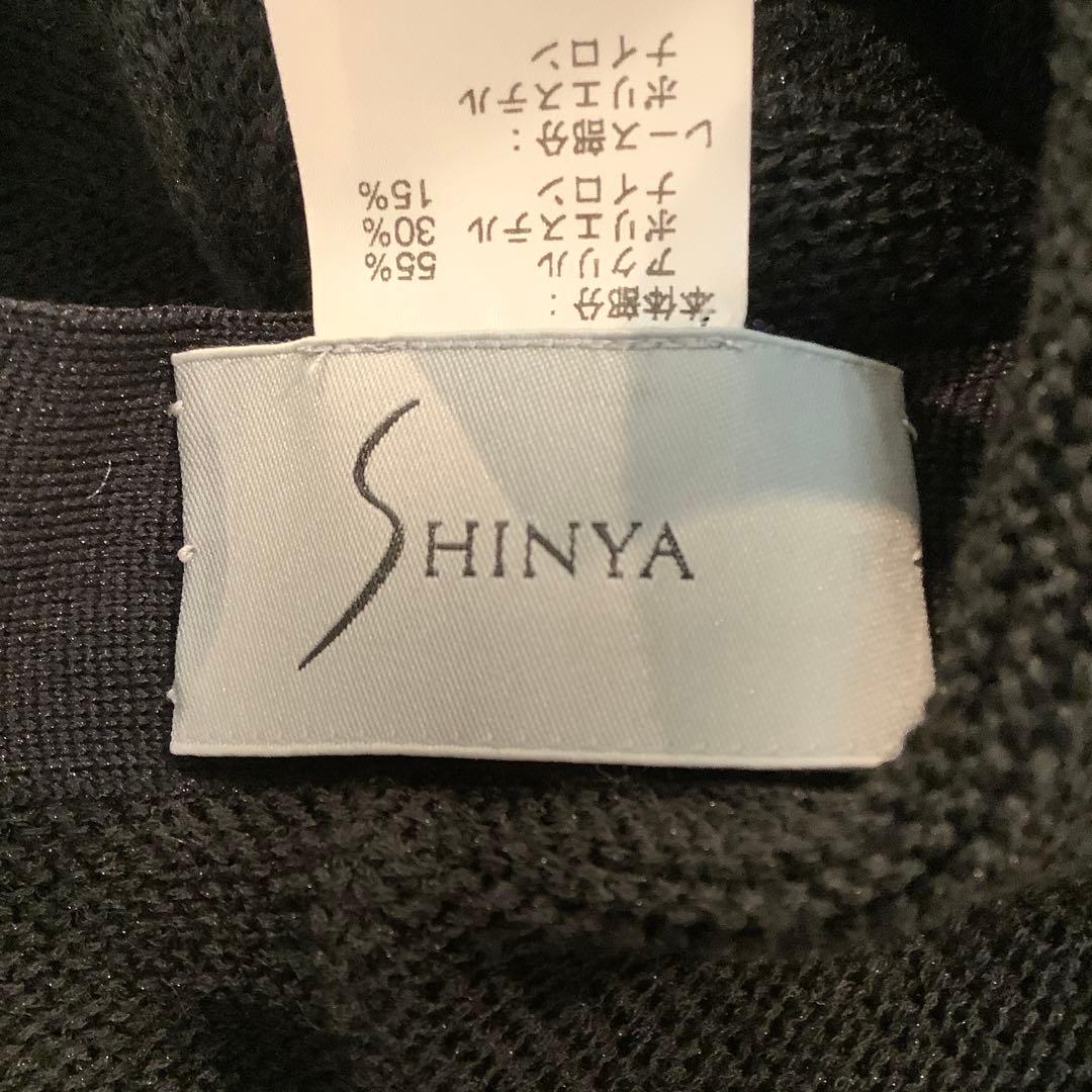SHINYA帽子　ベレー帽　ブラック