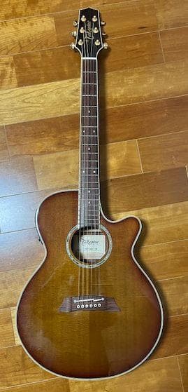 初心者も、エレキ奏者も弾きやすい薄胴エレアコ、タカミネTSP138C TB