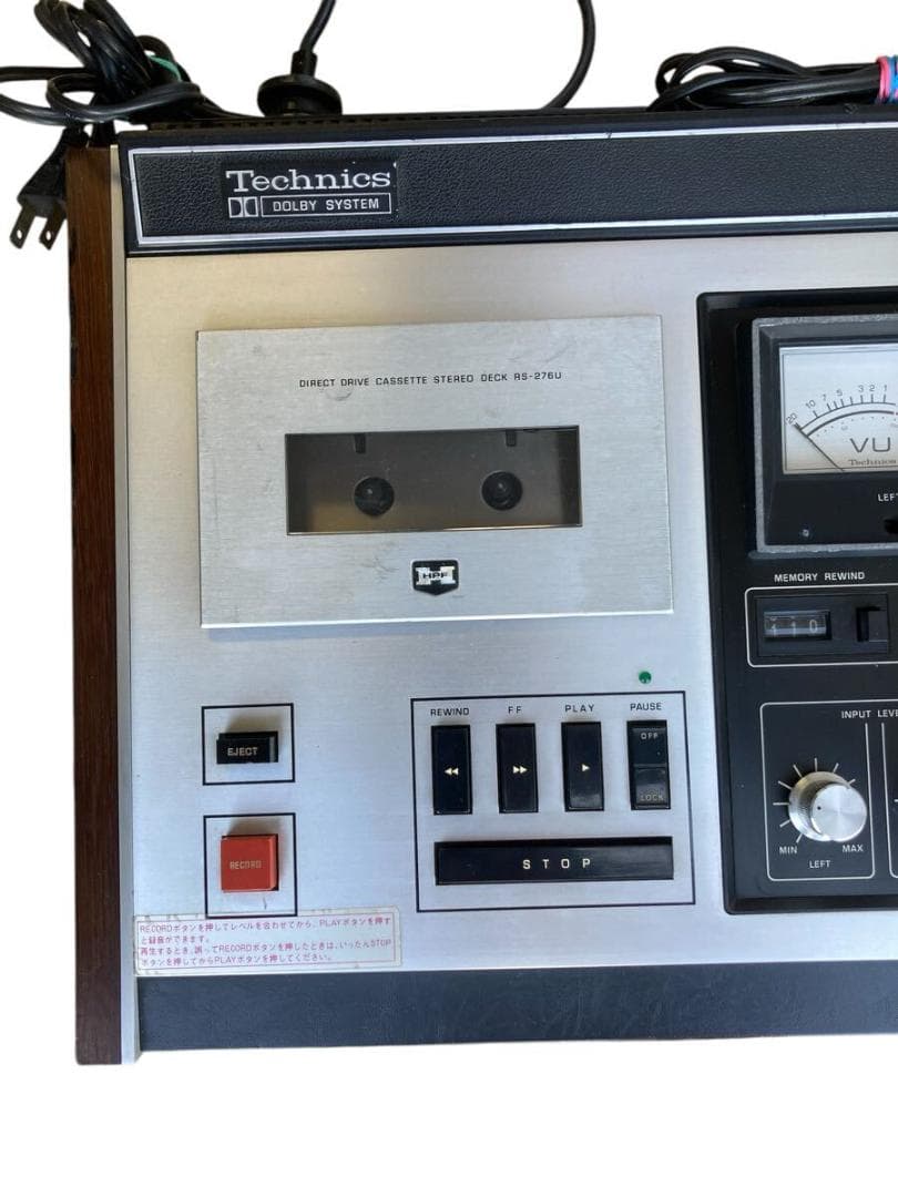 ジャンク Technics テクニクス カセットデッキ RS-276U