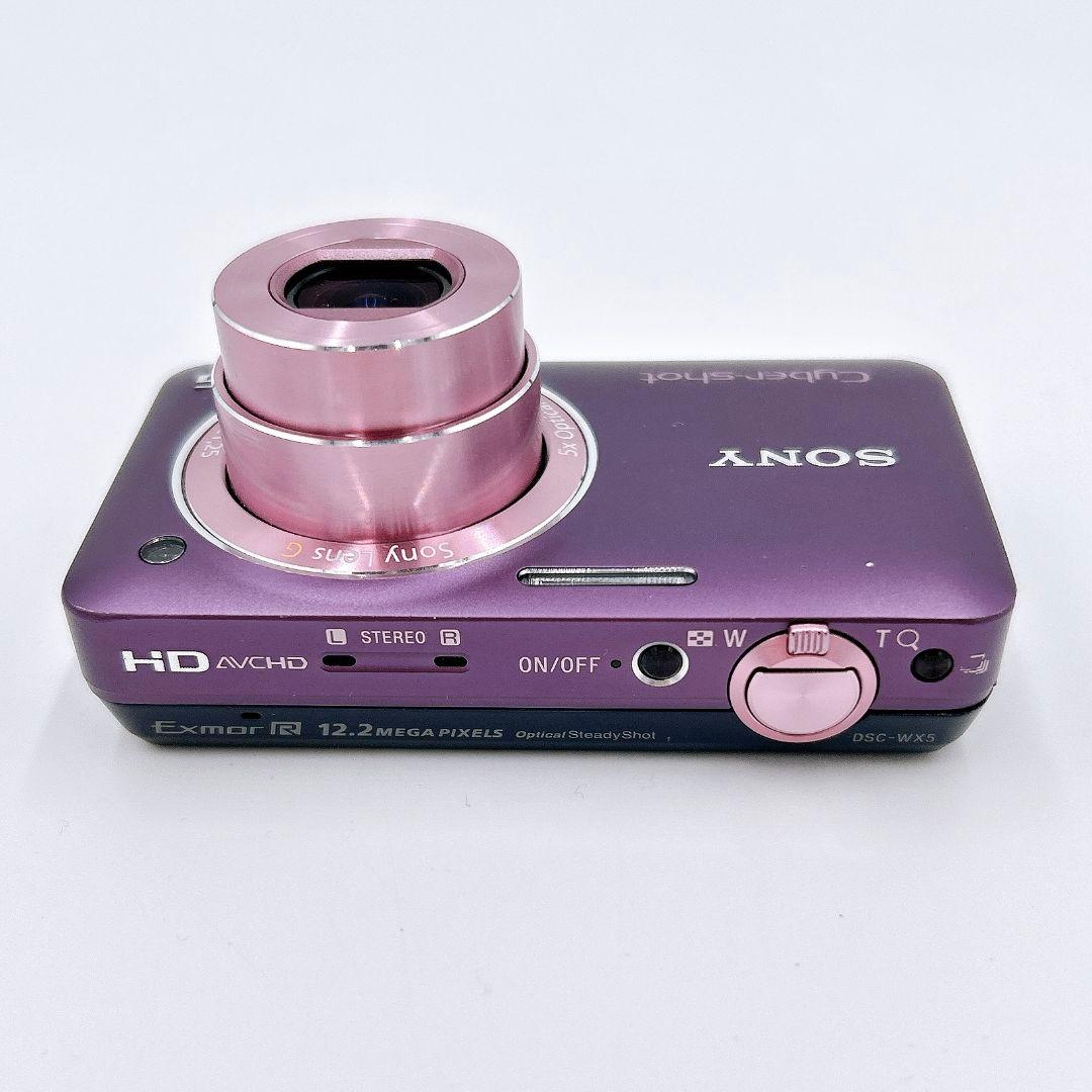 SONY Cyber-shot DSC-WX5 紫 【希少カラー 動作確認済】
