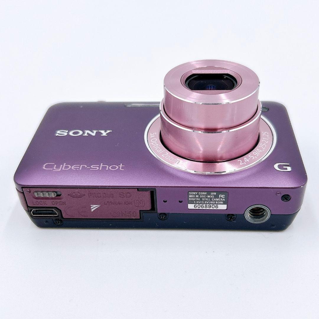 SONY Cyber-shot DSC-WX5 紫 【希少カラー 動作確認済】