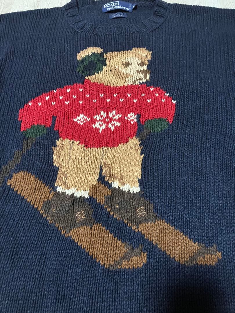 ポロ　バイ　ラルフローレン　ポロベア　ニット　セーター　サイズ　M