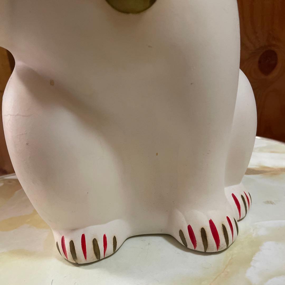 昭和レトロ　招き猫　豪徳寺　縁起物　金運　開運　置物　30㎝