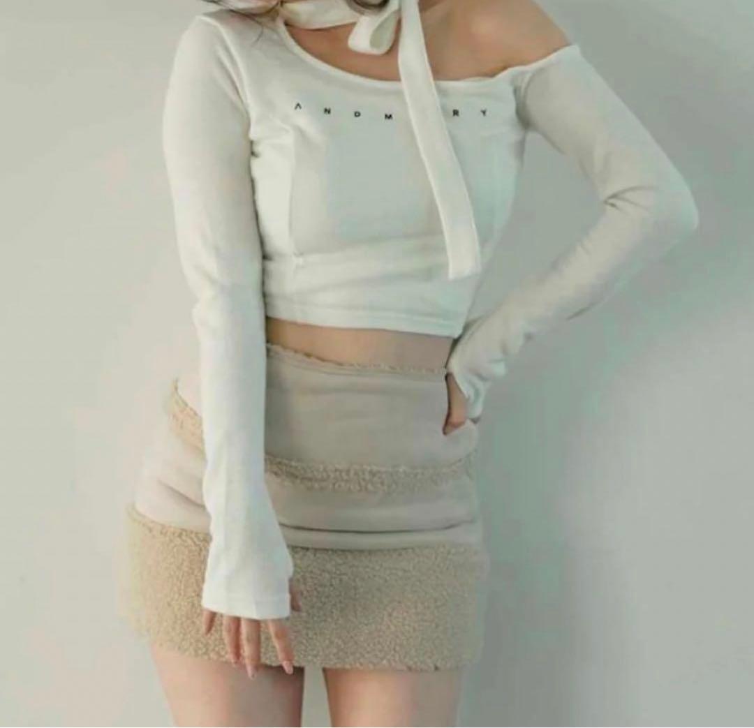 スカート andmary Gigi mouton skirt