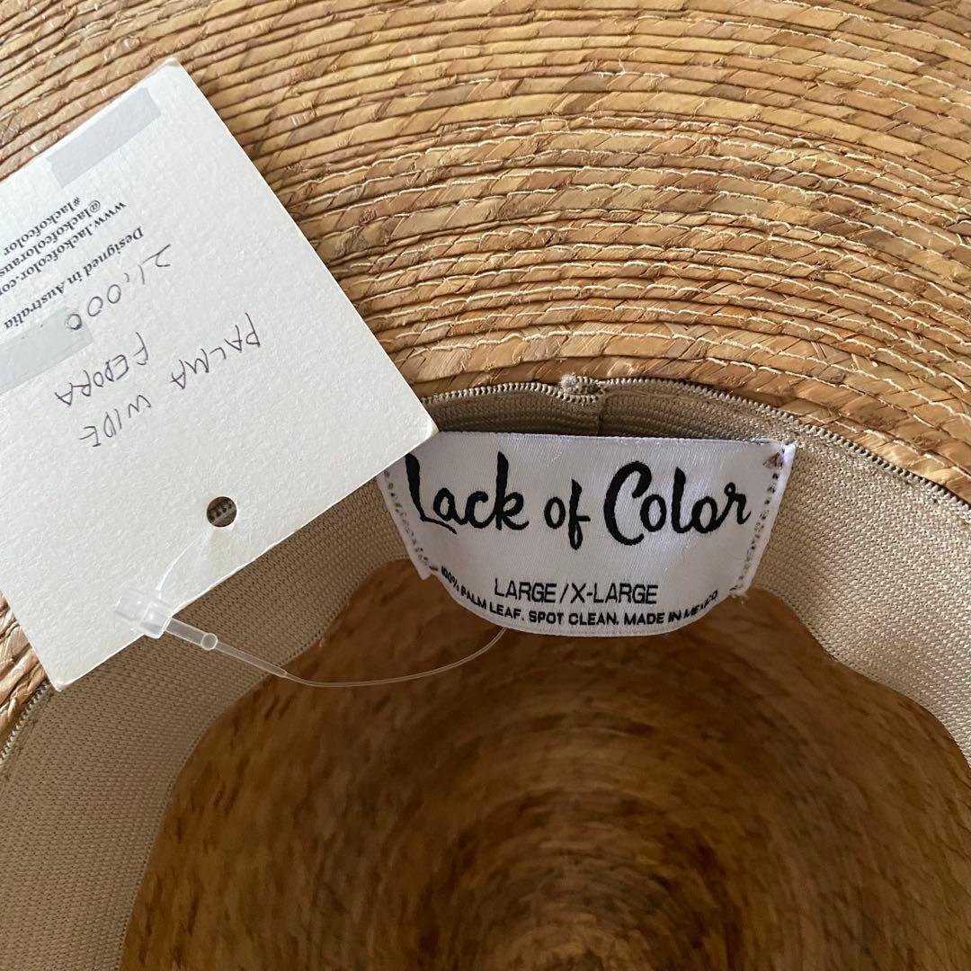 新品 Lack of color PALMA WIDE HAT ハット 帽子
