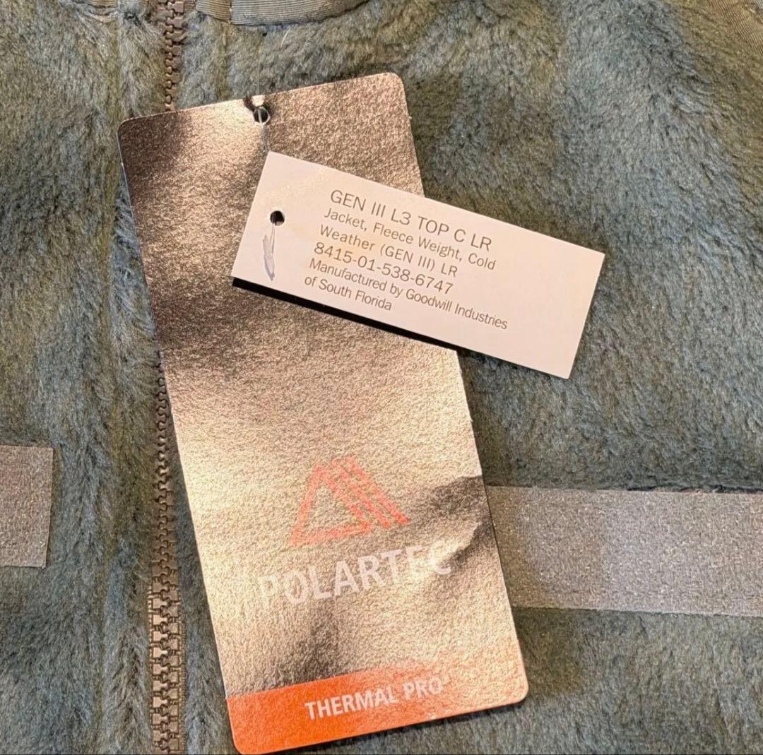 ECWCS Gen3 Level3 Large Rフリースジャケット レベル3