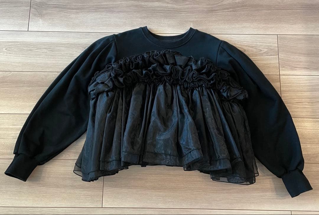 Bibiy. ANGELICA SWEATSHIRT チュールスウェット