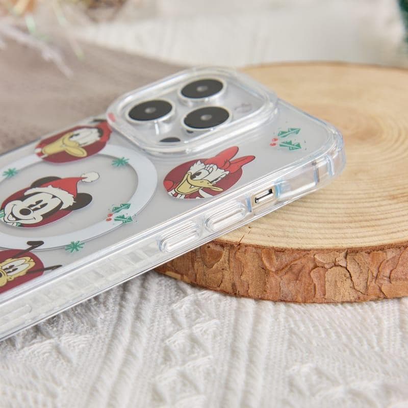 ディズニー ミッキー クリスマス iPhoneスマホケース　MagSafe 対応
