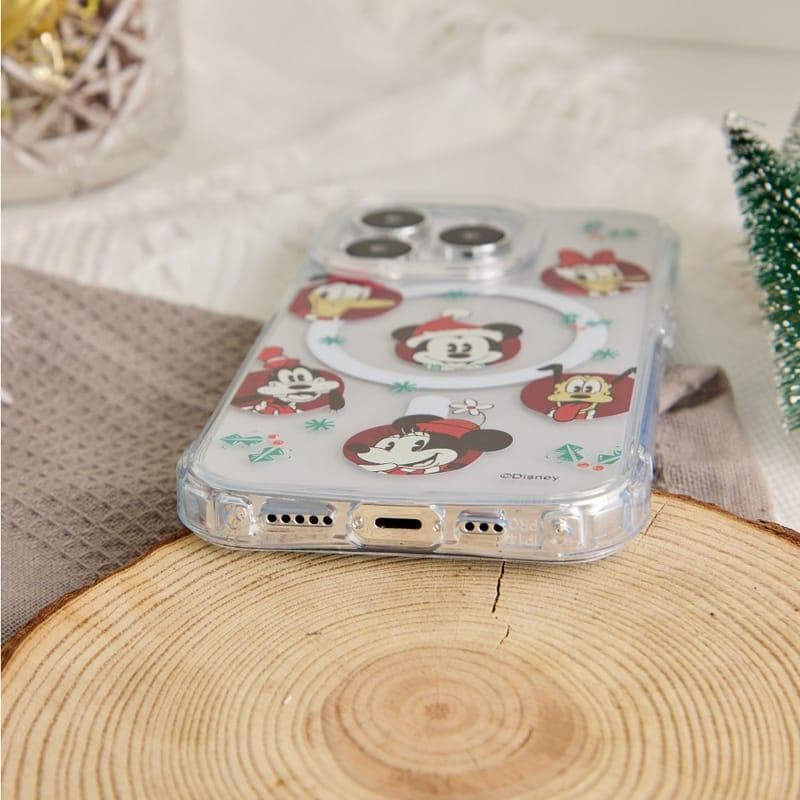 ディズニー ミッキー クリスマス iPhoneスマホケース　MagSafe 対応