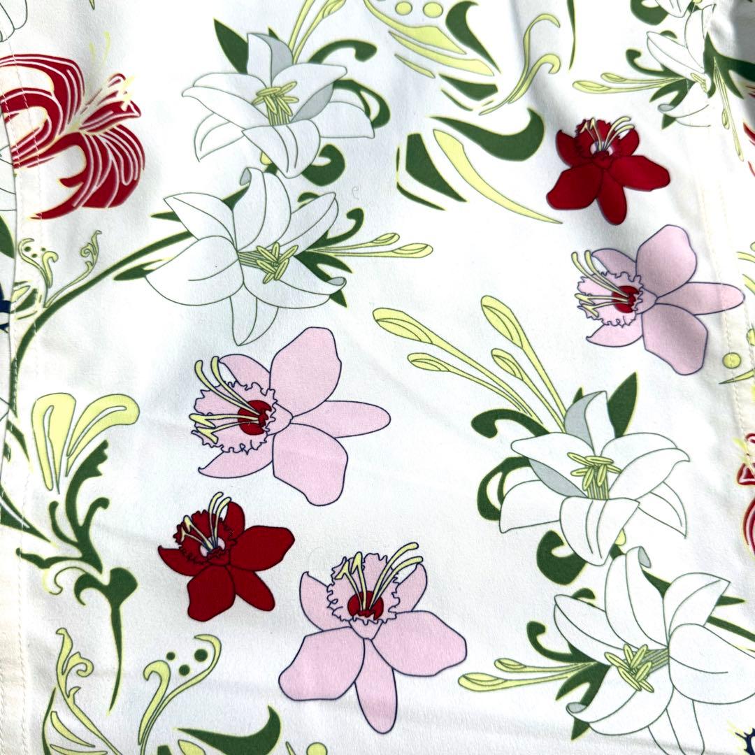 【未使用級】SOS スキーウェア つなぎ 花柄 38 レディース