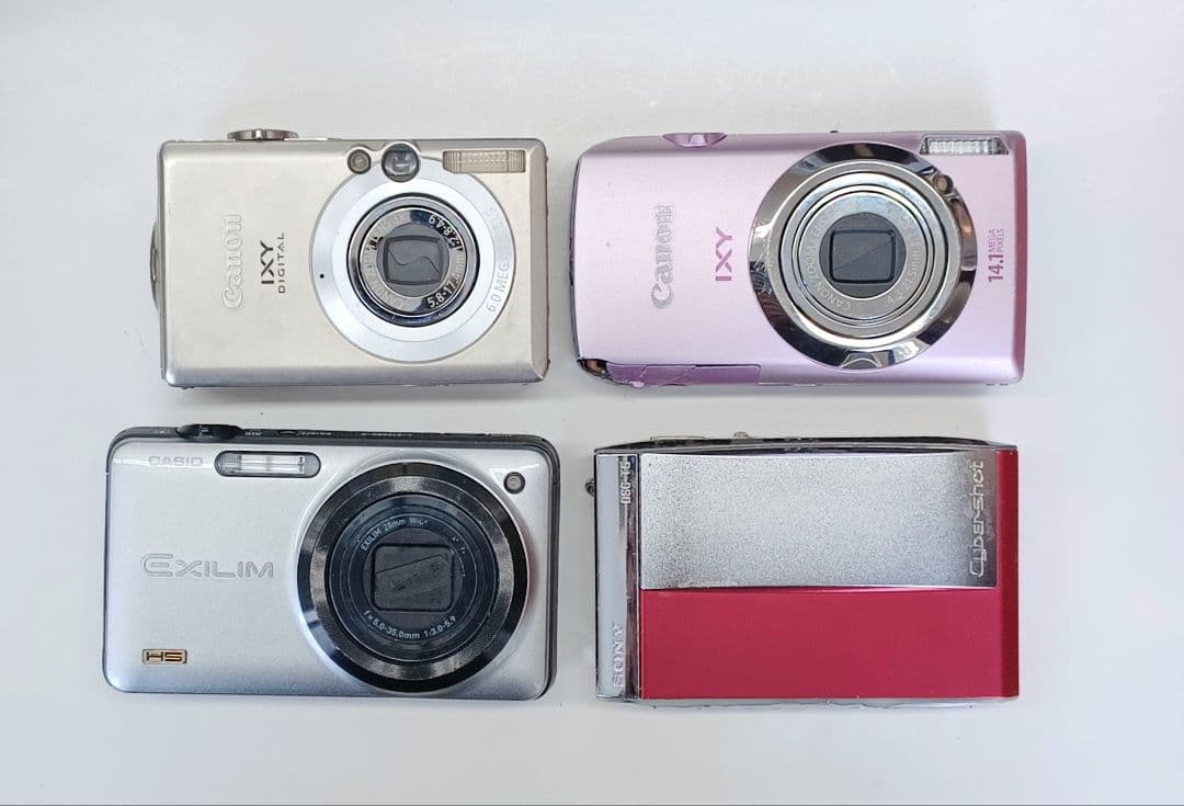 コンパクトデジタルカメラ 4台セット