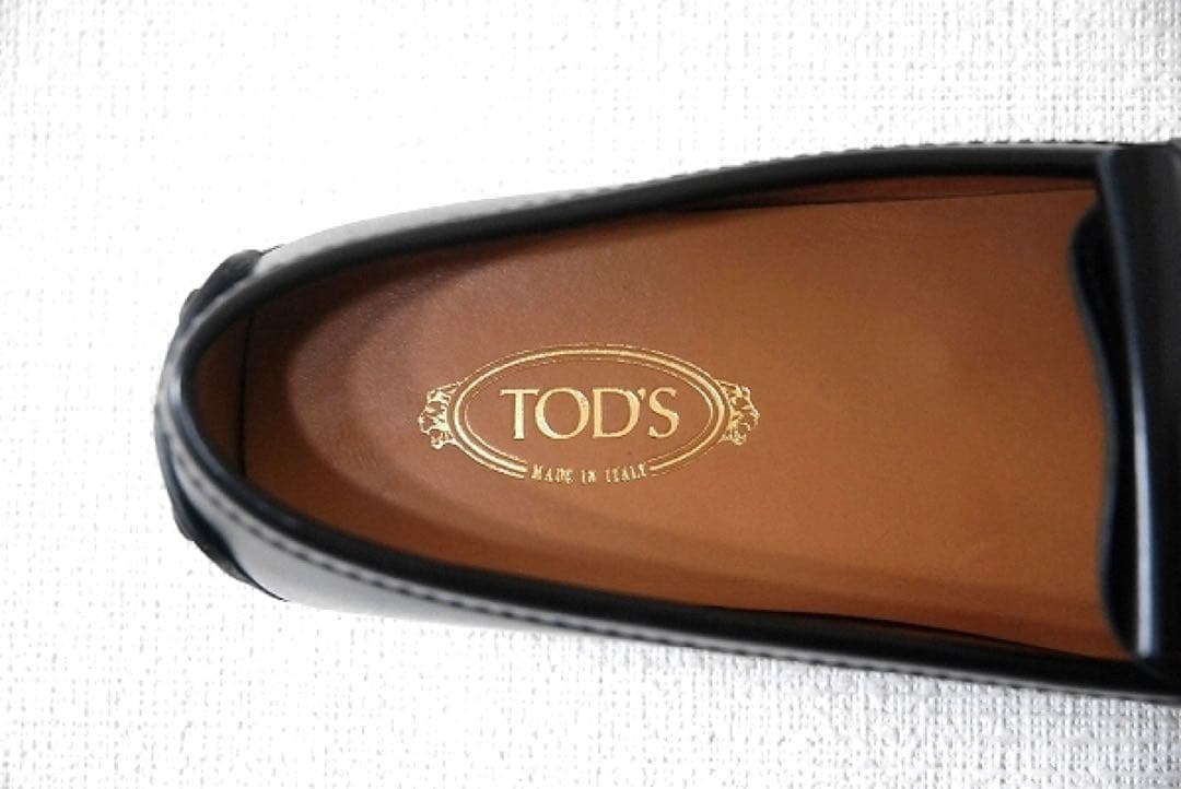 TOD'S トッズ / チェーン フリンジ ローファー 黒36 ドライビング 黒