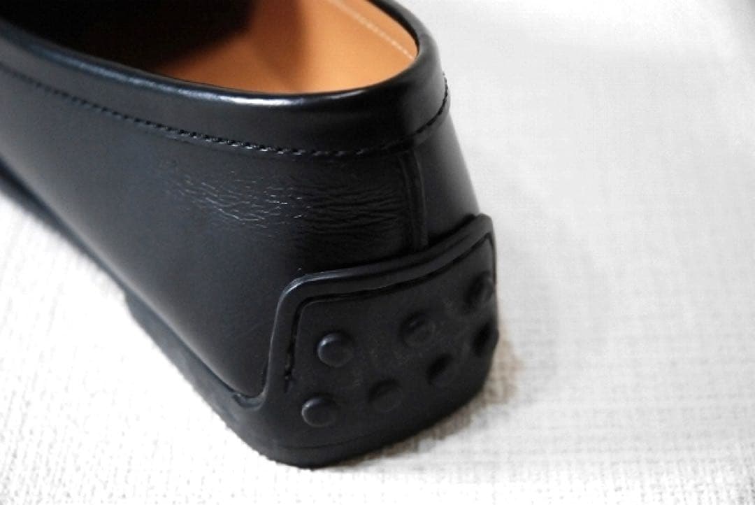 TOD'S トッズ / チェーン フリンジ ローファー 黒36 ドライビング 黒