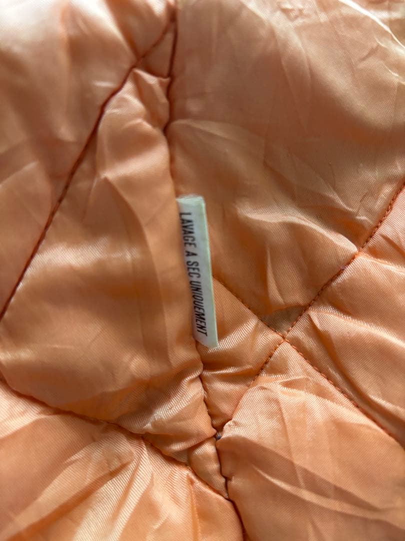 Schott CWU-Rフライトジャケット 黒 XL〜2XL相当 裏地オレンジ