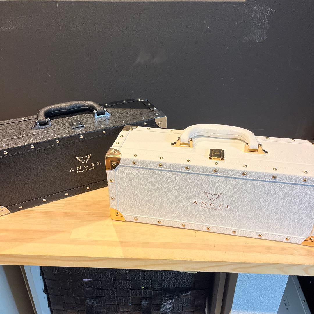 ANGEL Champagne レザー調ボックス 2色