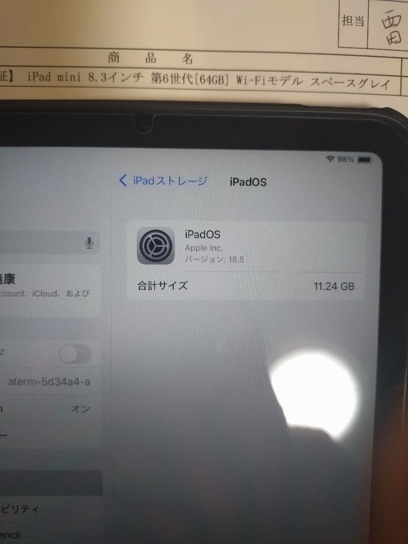 iPadmini　第6世代　64gb