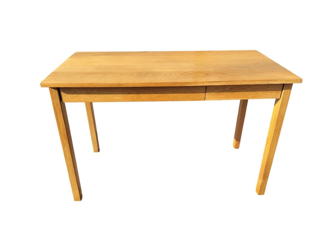 無印良品 学習机 引き出し 木製デスク 廃盤品　オーク材　幅110cm