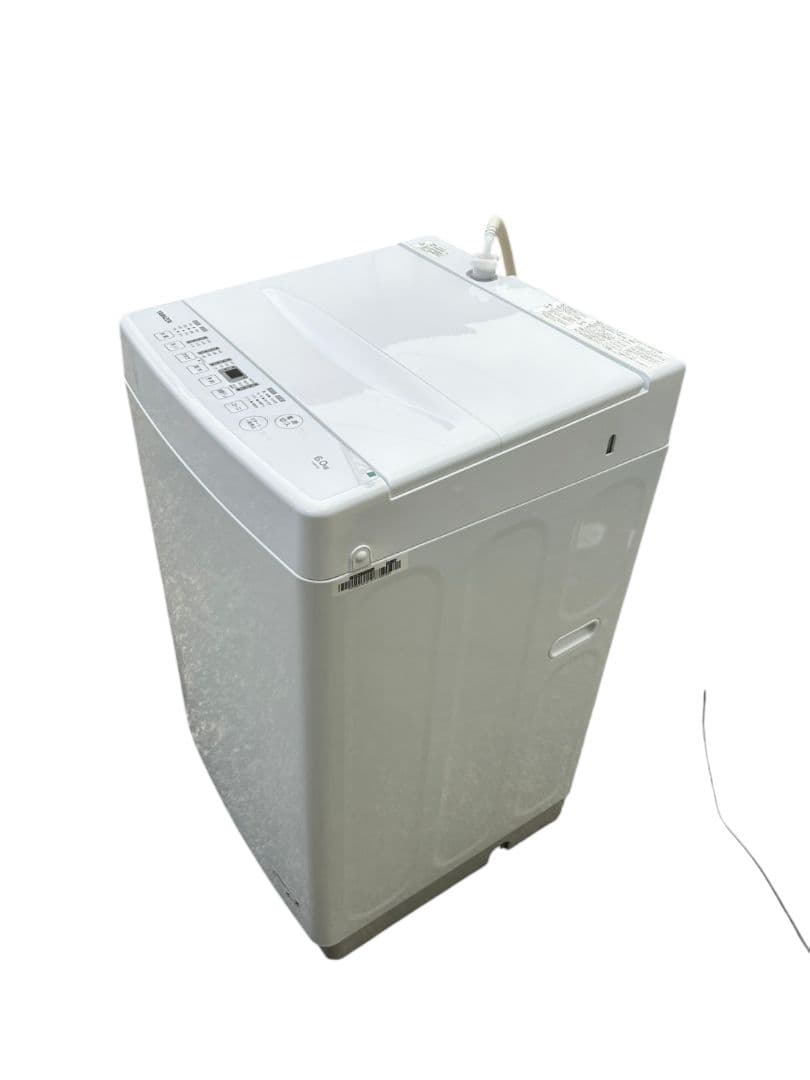 YAMAZEN 縦型洗濯機 6kg YWM-60(W) 2024年製