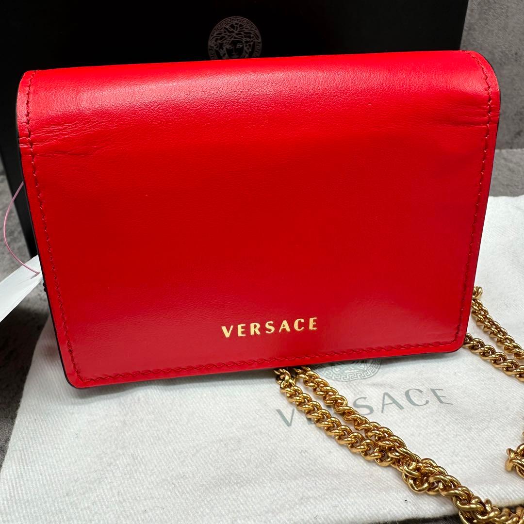 新品　Versace ヴェルサーチ　ミニショルダーバッグ　ヴィルトゥス　チェーン