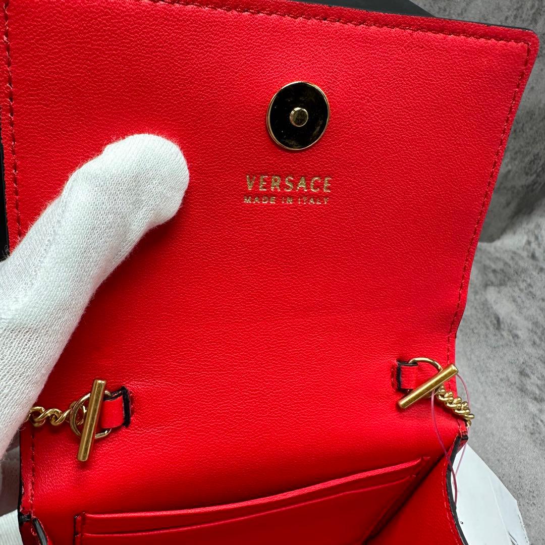新品　Versace ヴェルサーチ　ミニショルダーバッグ　ヴィルトゥス　チェーン