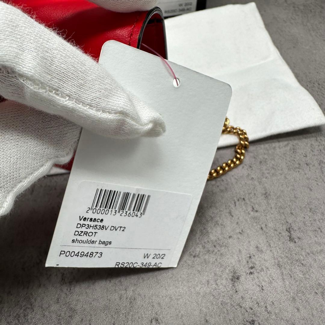 新品　Versace ヴェルサーチ　ミニショルダーバッグ　ヴィルトゥス　チェーン