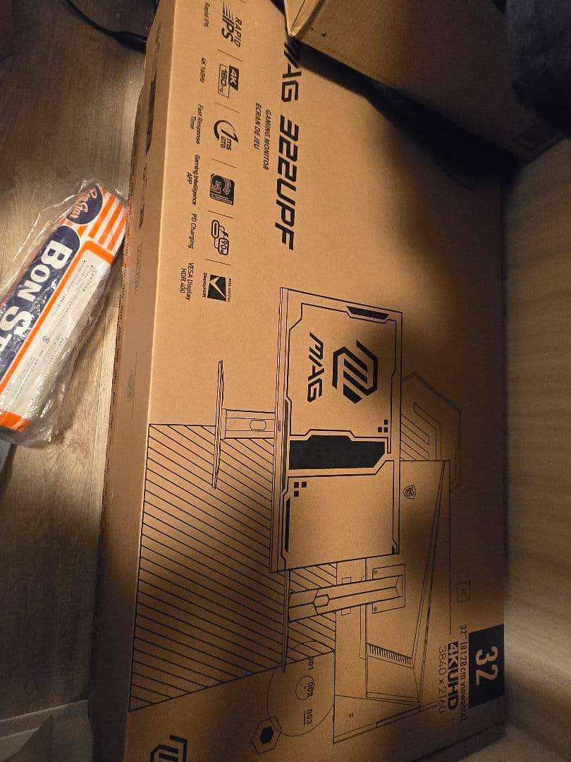 ディスプレイ・モニター本体 4k 160hz 12bit MSI MAG 322UPF