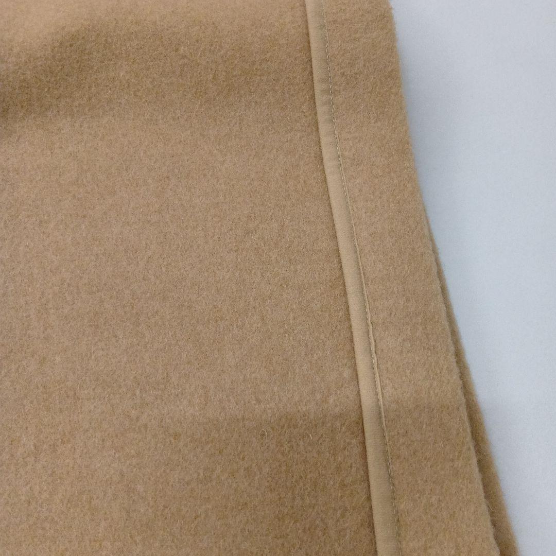 Camel 100%ウール ブランケット 140x200cm