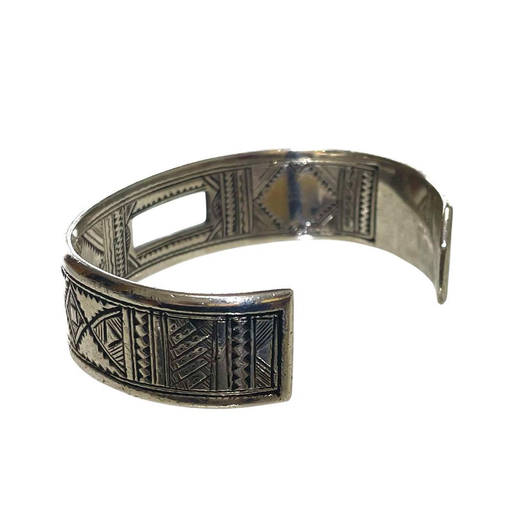 HERMES エルメス トゥアレグ バングル ブレスレット T5 シルバー