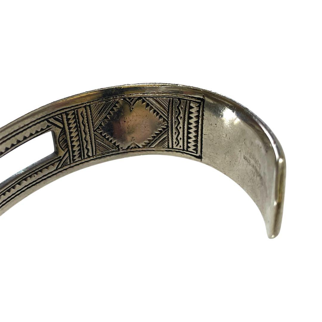 HERMES エルメス トゥアレグ バングル ブレスレット T5 シルバー