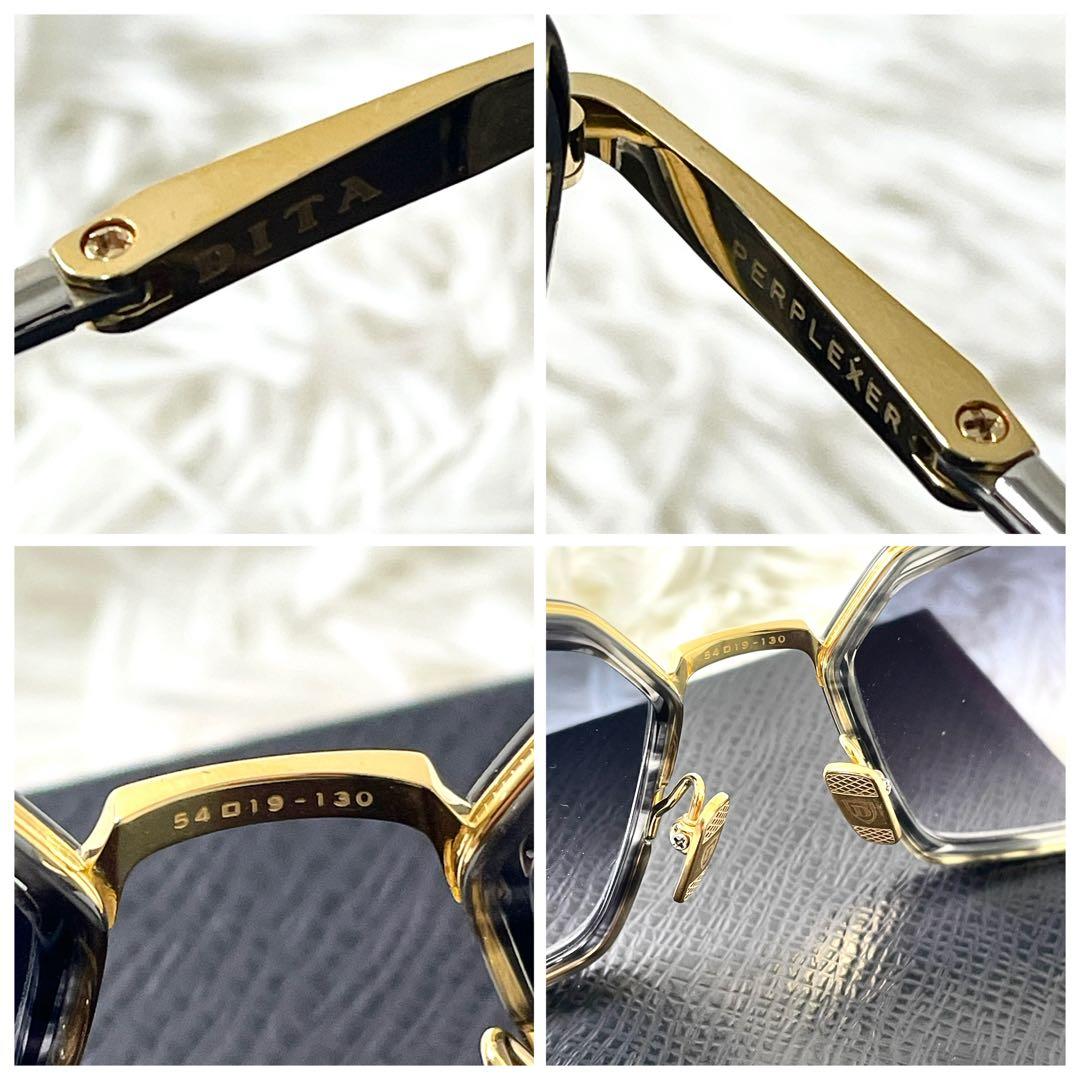 DITA ディータ　メンズ　サングラス　ゴールドフレーム　ブラック　黒