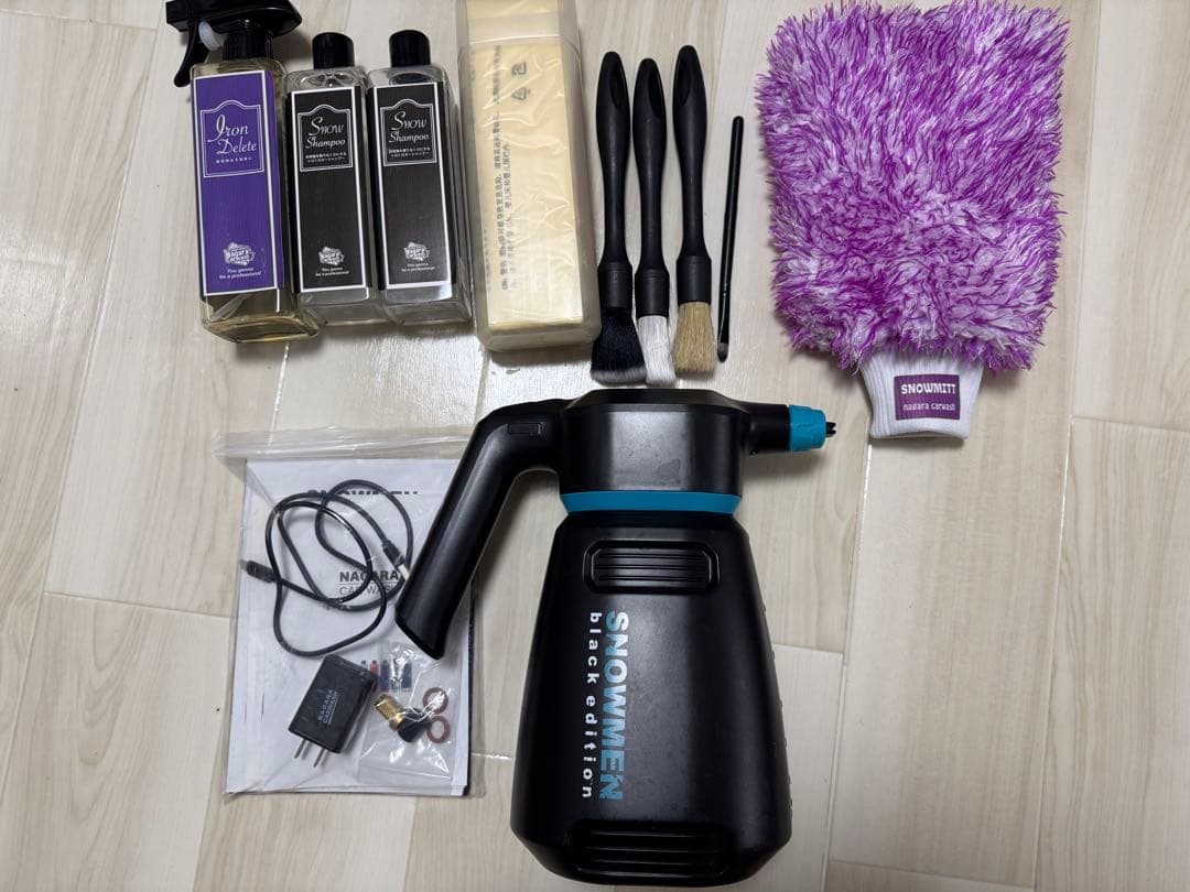 ながら洗車　MEN black edition 洗車セット