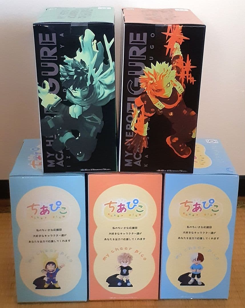 僕のヒーローアカデミア　ヒロアカ　GIGO限定　フィギュア　ちあぴこ　5点セット