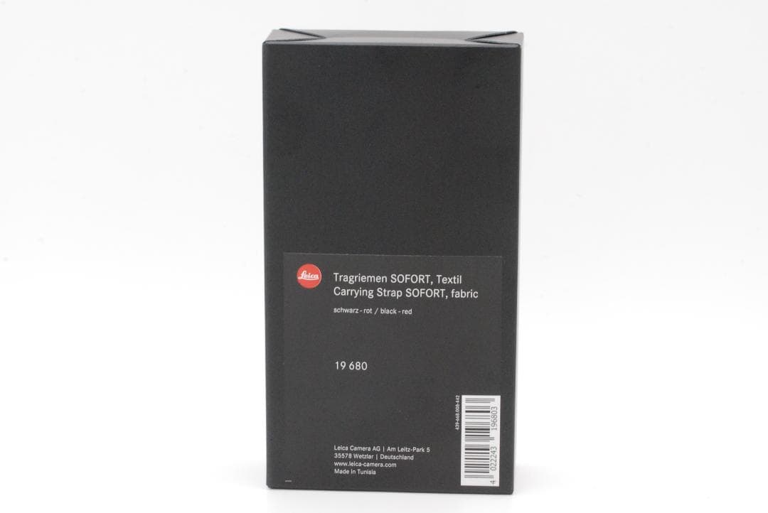 ライカ　ゾフォート２　キャリングストラップ　ブラックｘレッド　新品・未開封