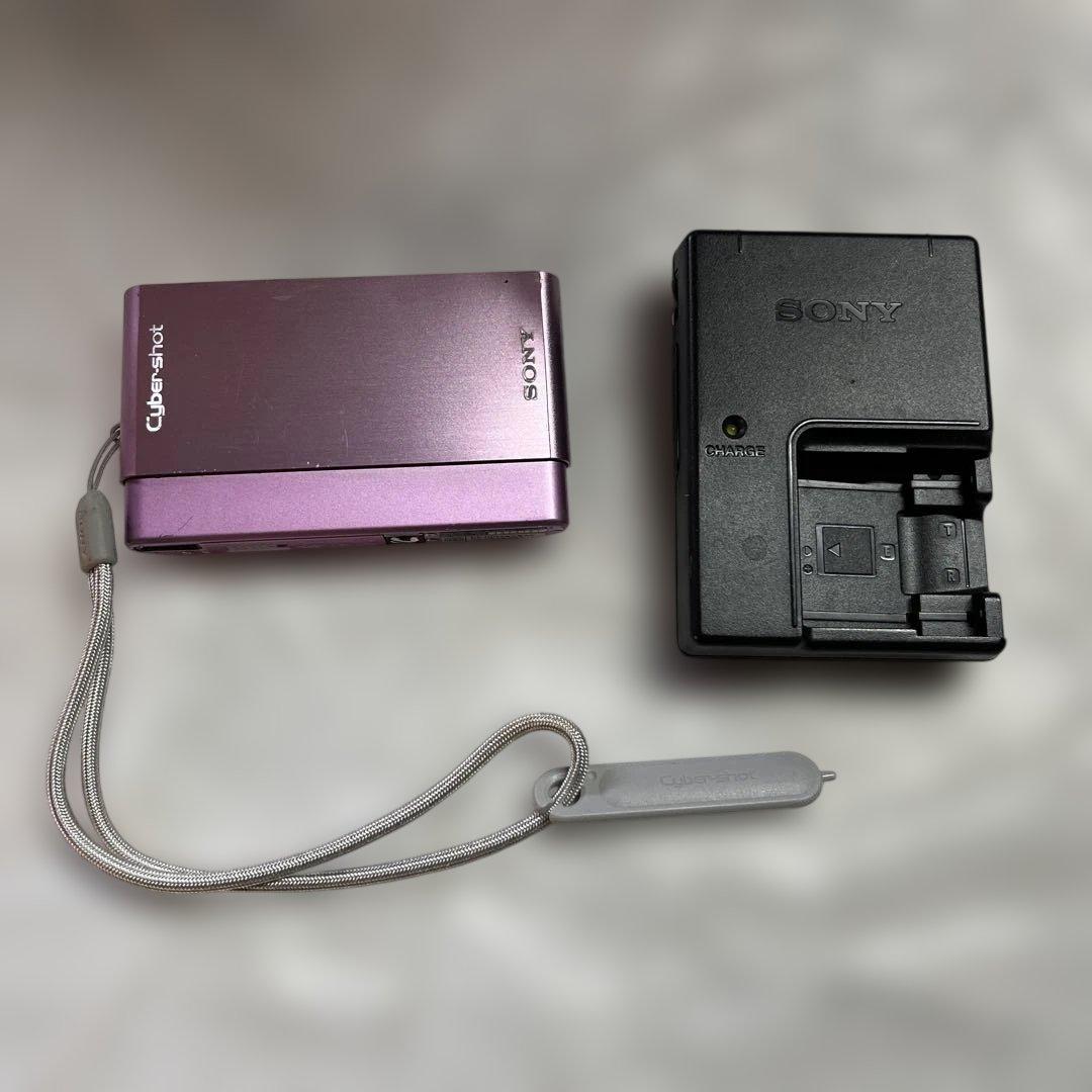 本日限定価格　SONY Cyber-shot DSC-T77 デジカメ　ピンク