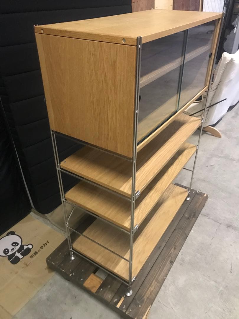 無印良品 ステンレスユニットシェルフ 収納食器棚