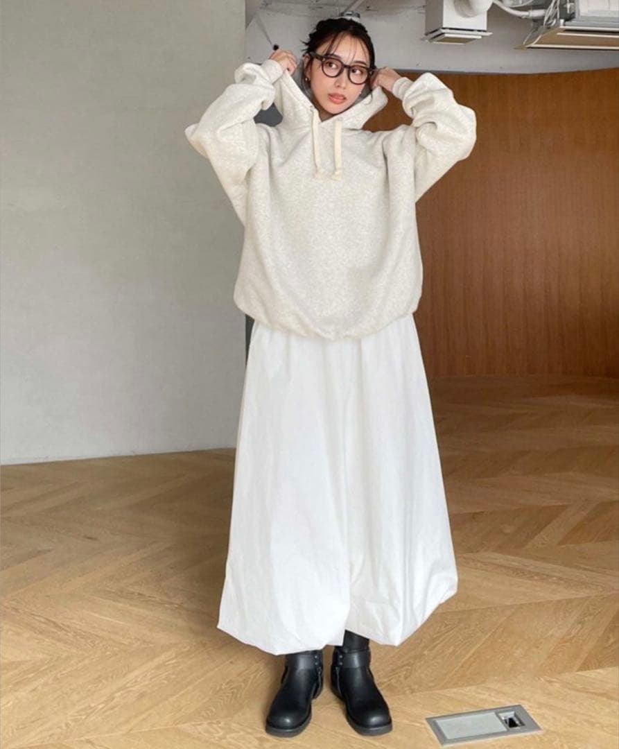 Searoomlynn Volume Sweat フーディー ヘザーグレー