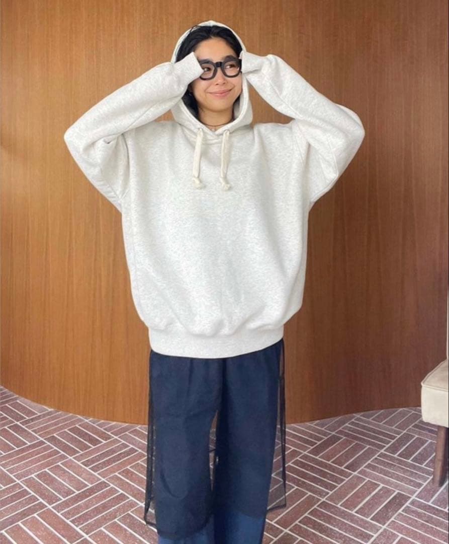 Searoomlynn Volume Sweat フーディー ヘザーグレー