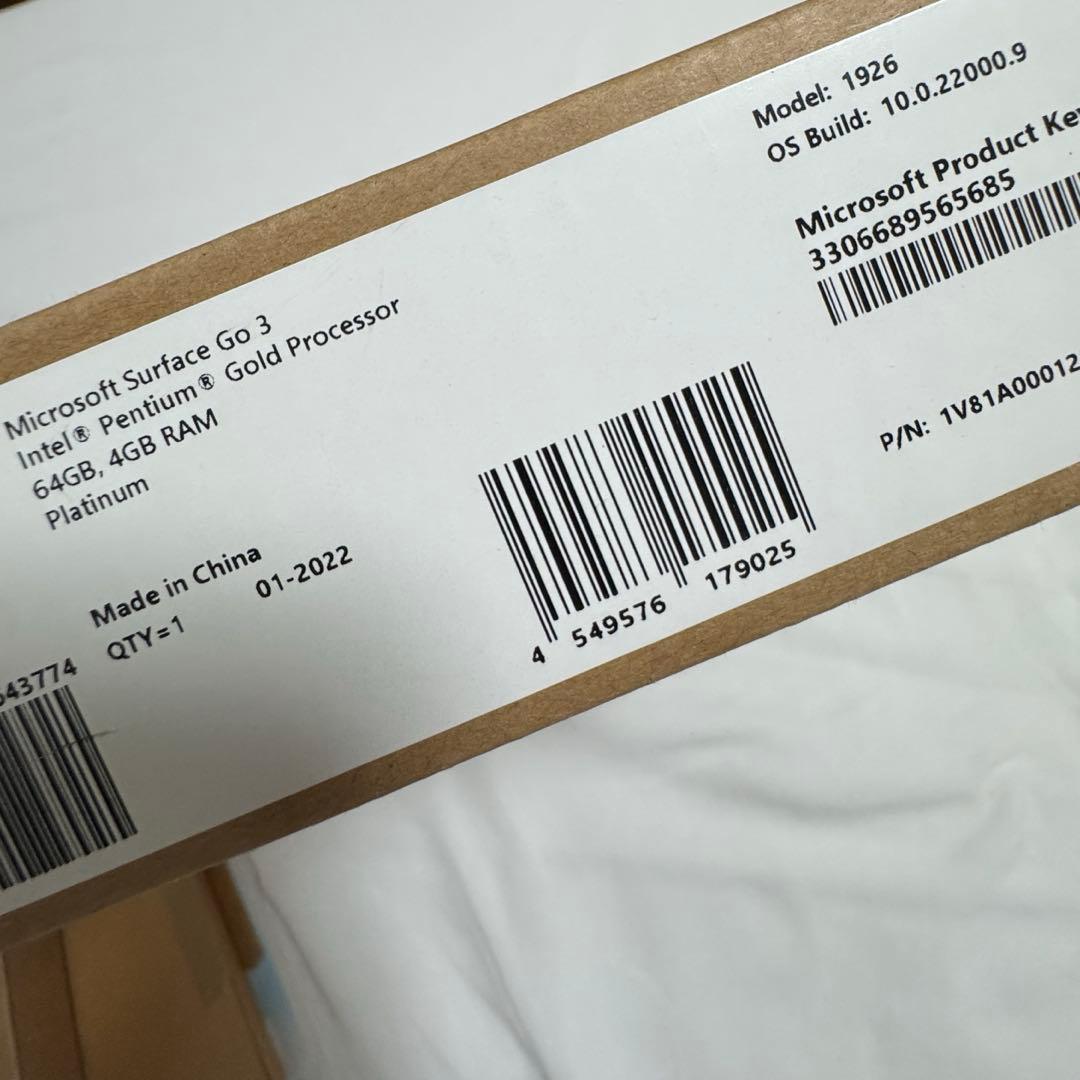 その他 Microsoft surface go3