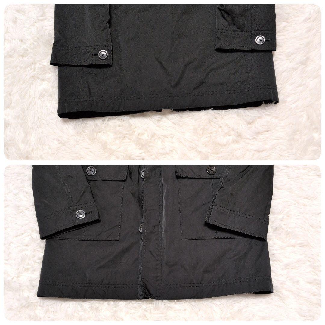 【極美品】バーバリーブラックレーベル☆ファー　フード　モッズコート　キルティング