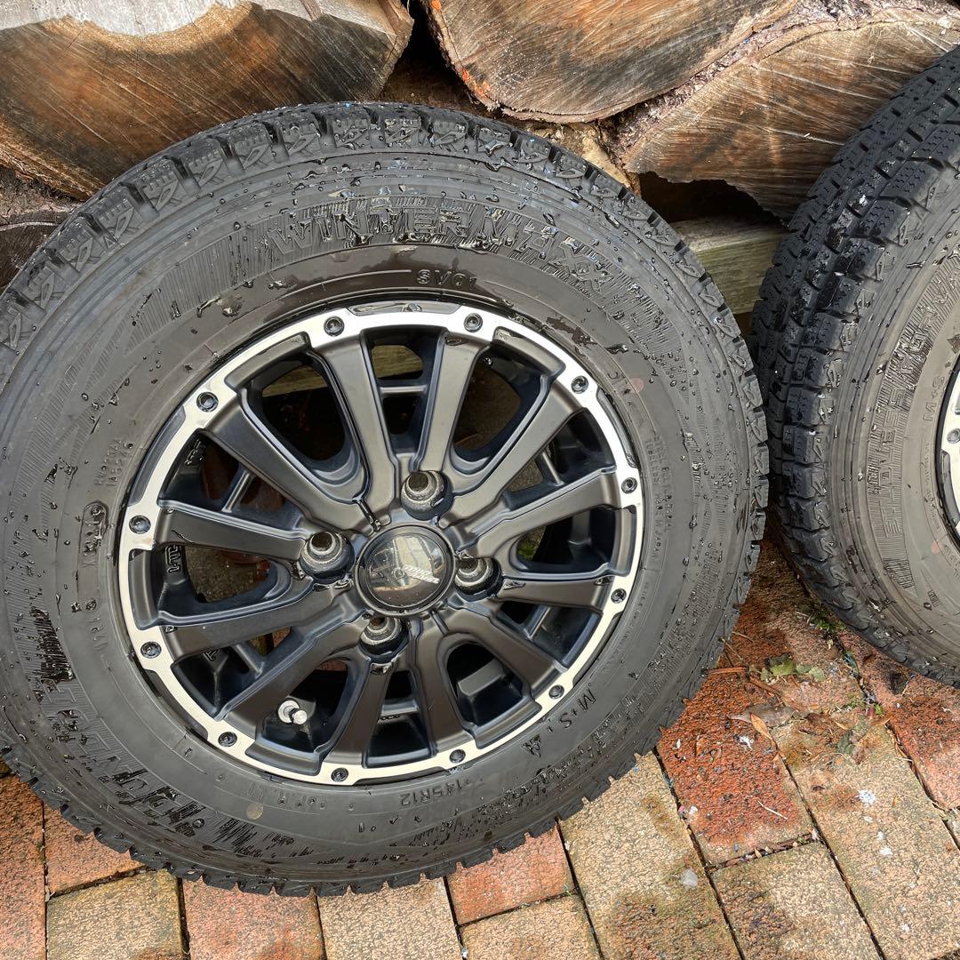 タイヤホイール１２インチ　(アトレーRS ) 軽トラ用　２本