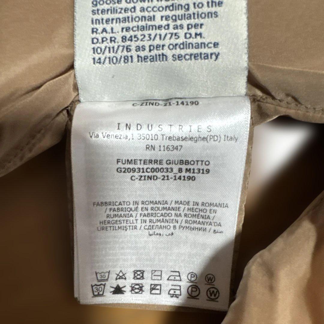 MONCLER モンクレール ボアロングコート　レザー　ダウン