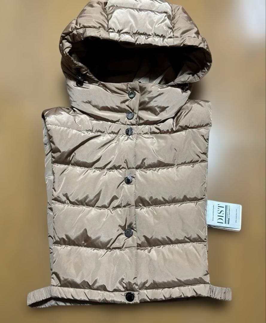 MONCLER モンクレール ボアロングコート　レザー　ダウン