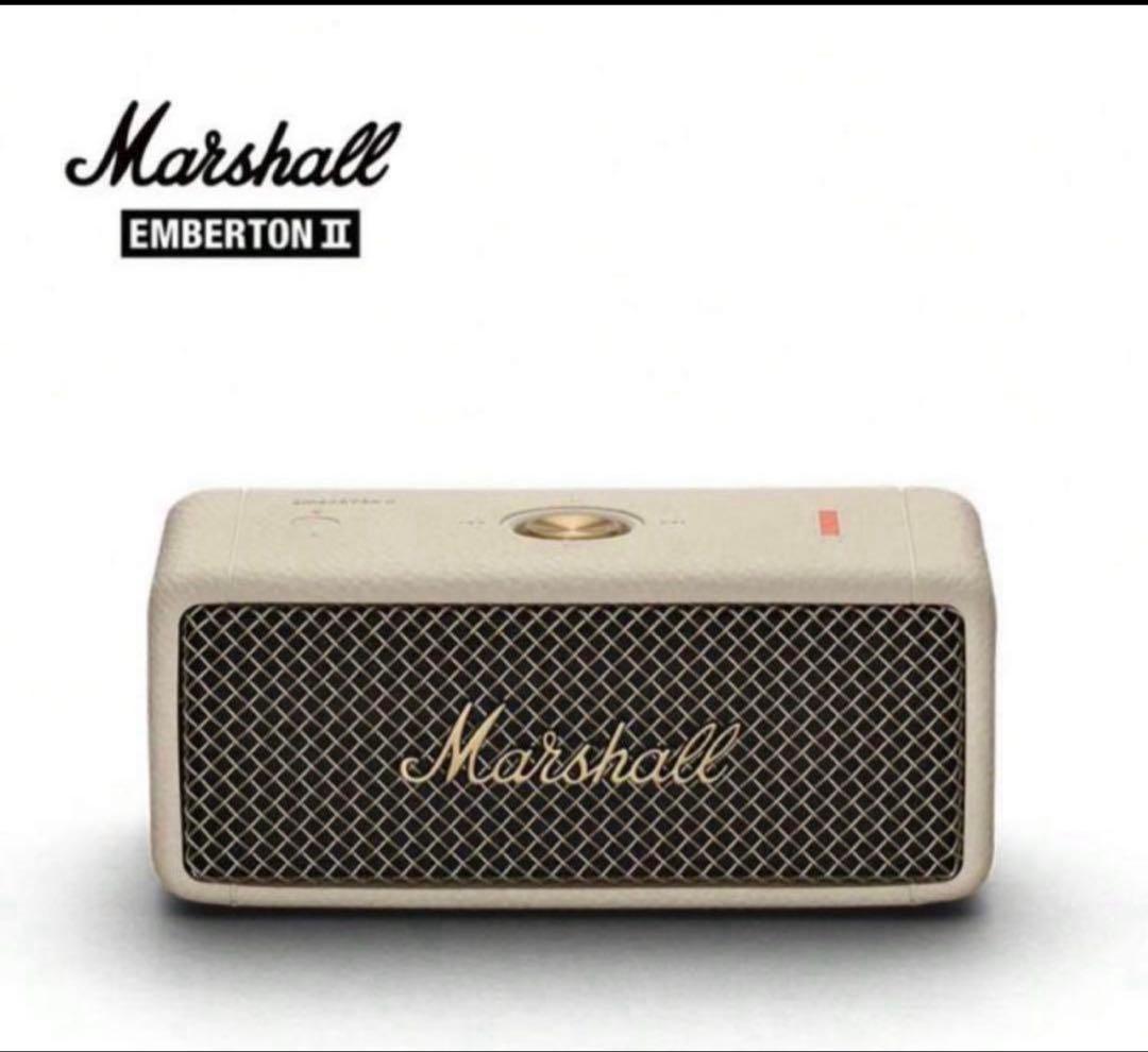 Marshall Emberton ワイヤレススピーカー クリーム