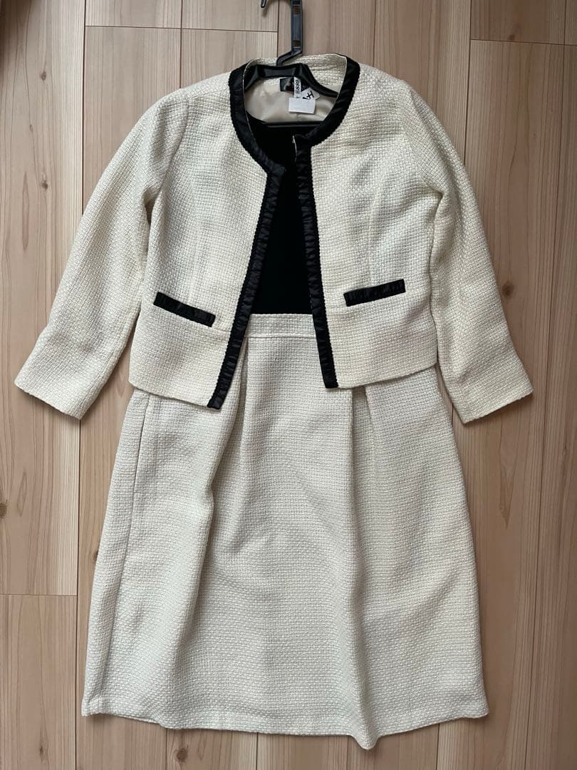 お宮参り　フォーマル　マタニティ　ワンピース　セットアップ　ミルクティー