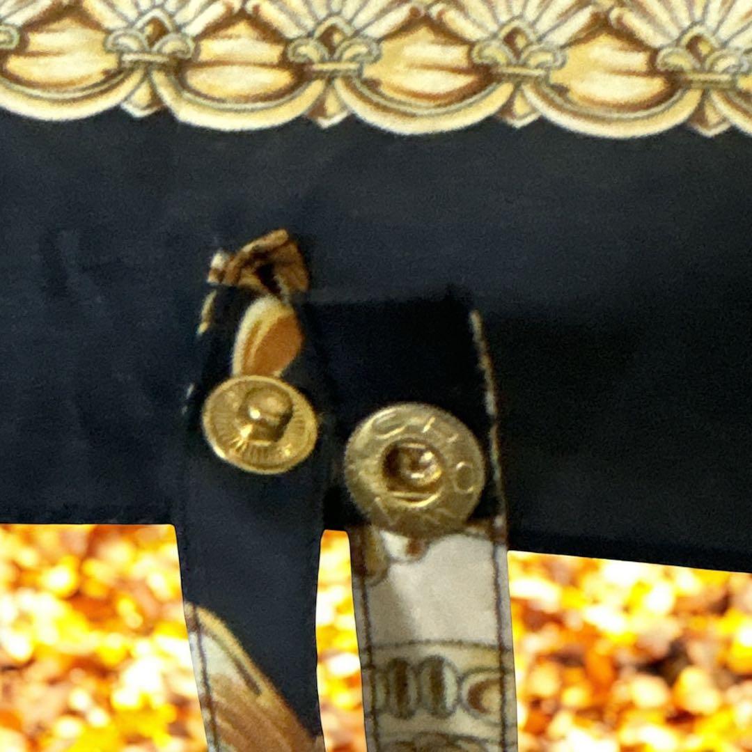 【美品】GIANNI VERSACE 折りたたみ傘 　大判