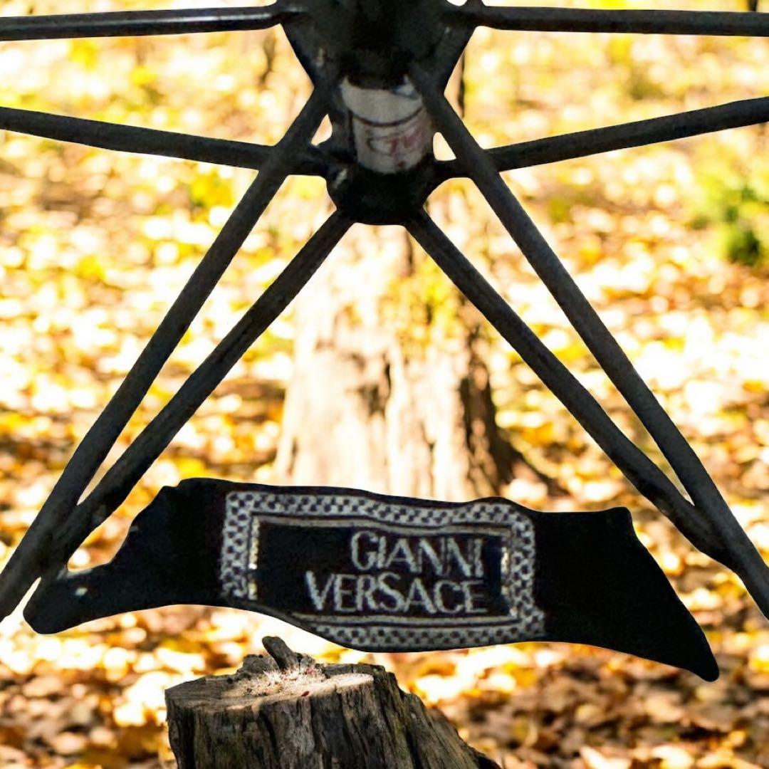 【美品】GIANNI VERSACE 折りたたみ傘 　大判